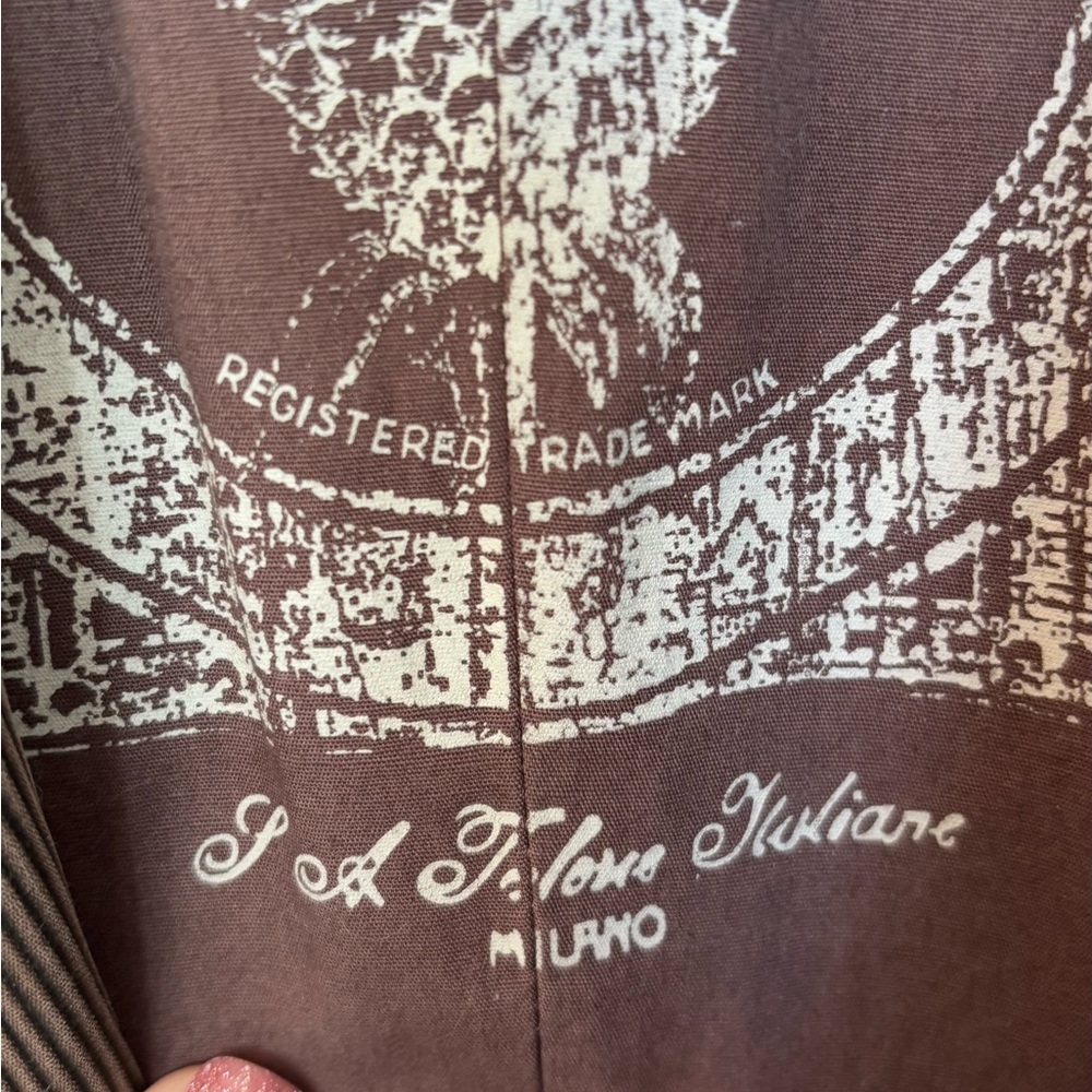 Brown Men's Blazer - Picture 3 of 9